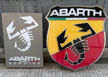 Illuminated Abarth Signs at No Reserve