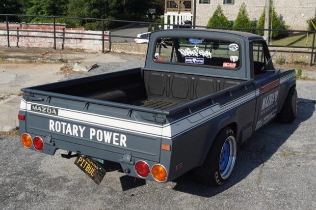 Ex–”Mad Mike” Whiddett 1974 Mazda Rotary Pickup Drift-Style Pit Truck at No Reserve