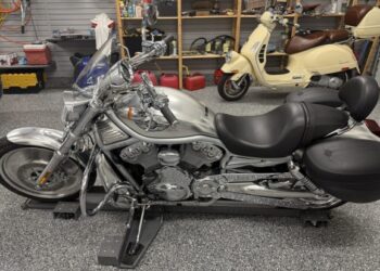 9k-Mile 2003 Harley-Davidson V-Rod 100th Anniversary at No Reserve