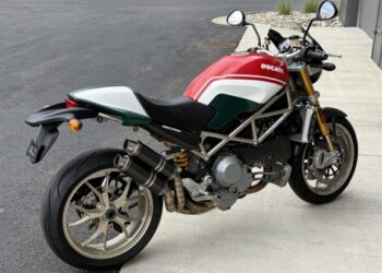 6k-Mile 2008 Ducati Monster S4RS Tricolore at No Reserve