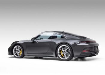 2,100-Mile Slate Gray 2022 Porsche 911 GT3 Touring 6-Speed