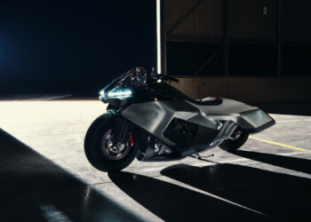 Radical Exhaust Pipes on BMW’s Vision K18 Concept Look Like Starship Thrusters