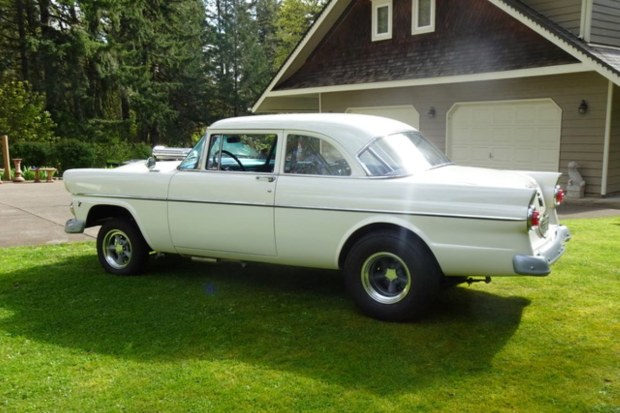 47-Years-Owned, Gasser-Style 1955 Ford Customline Tudor Sedan 4-Speed