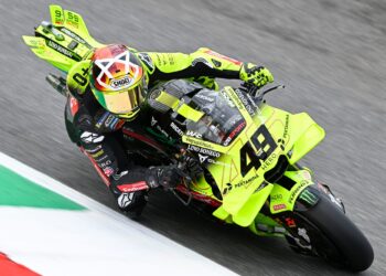 What happened in damp first MotoGP Mugello practice
