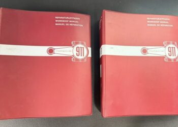 Collection of Porsche Workshop Manuals, Panorama Magazines, and Memorabilia at No Reserve