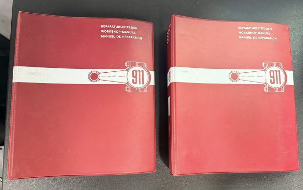 Collection of Porsche Workshop Manuals, Panorama Magazines, and Memorabilia at No Reserve