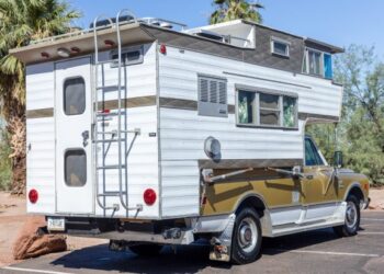 1968 Chevrolet C20 CST Custom Camper w/1966 Del Rey Sky Lounge Camper