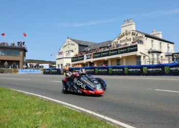 TT sidecar favourites hospitalised after crash