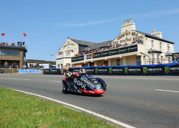 TT sidecar favourites hospitalised after crash