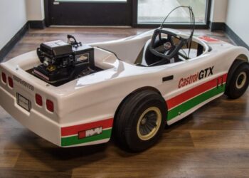 1980s Funder Wheels C4 Corvette-Style Go-Kart at No Reserve