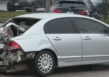 Chevrolet Tahoe Smashes Multiple Cars In Chaotic Houston Intersection Video