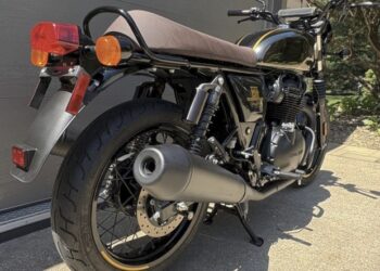 337-Mile 2022 Royal Enfield INT650 120th Year Anniversary Edition at No Reserve
