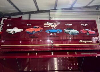 Corvette 50th Anniversary Tool Trolleys by Snap-on at No Reserve
