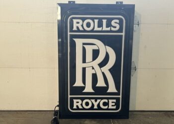 Illuminated Rolls-Royce Sign at No Reserve
