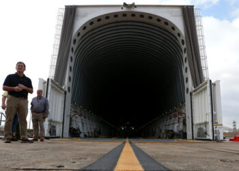 This Is The Massive Barge NASA Uses To Transport Space Rockets