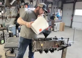 Why Pouring Concrete In Your Engine Block Makes Unexpected Sense (Just Aim Right)