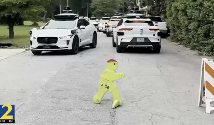 Endless Stream Of Empty Waymos Terrorizing Suburban Atlanta Neighborhood