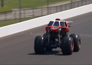 12,000-Pound Monster Truck Breaks World Speed Record At The Indianapolis Motor Speedway