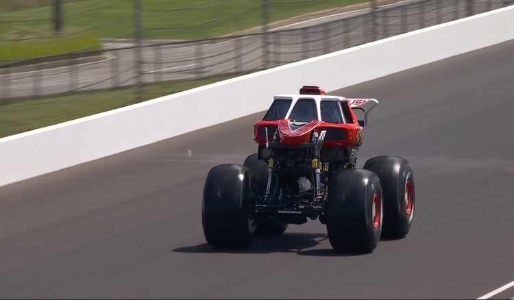 12,000-Pound Monster Truck Breaks World Speed Record At The Indianapolis Motor Speedway