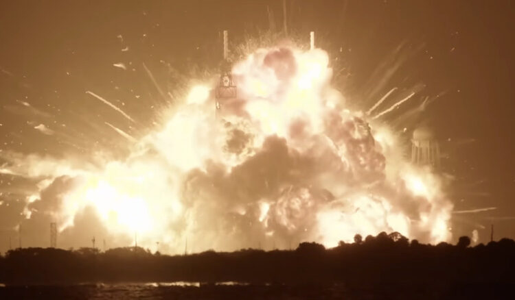 Blue Origin’s New Glenn Rocket Dramatically Explodes During Engine Test Firing