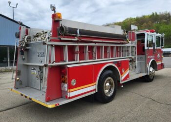 Ex-PittRace 1986 Spartan FMC Pumper Fire Truck at No Reserve