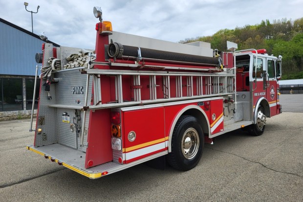 Ex-PittRace 1986 Spartan FMC Pumper Fire Truck at No Reserve