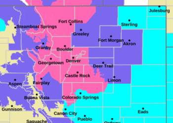 Winter Storm Warning: Up to 30 Inches of Snow and 60 MPH Gusts Threaten Denver Airport and Colorado Highways Today