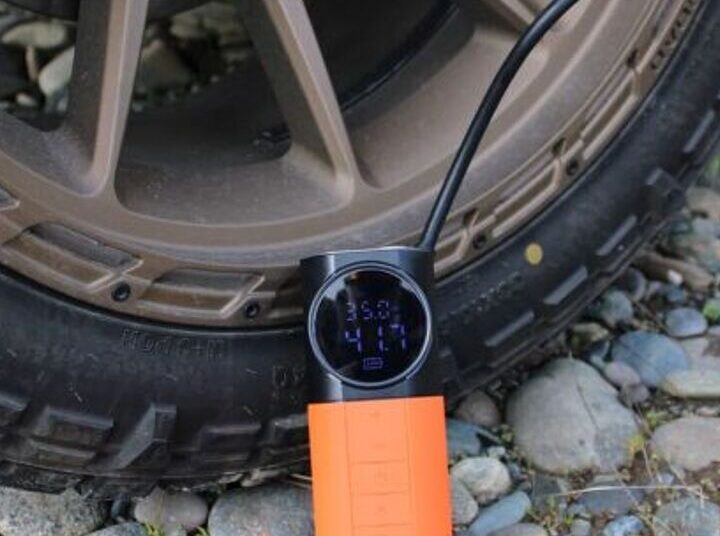 Wave Goodbye to Roadside Stress with This Compact Tire Inflator