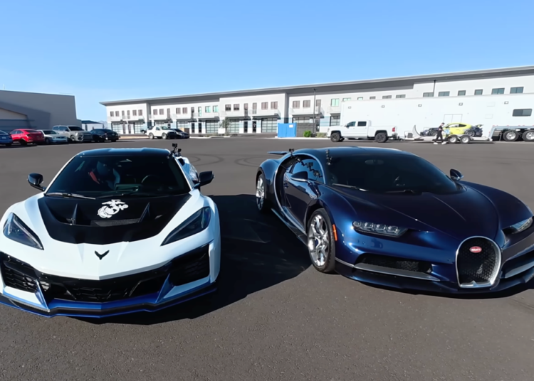 Watch a $250K Chevy Corvette ZR1X Embarrass a $4M Bugatti Chiron