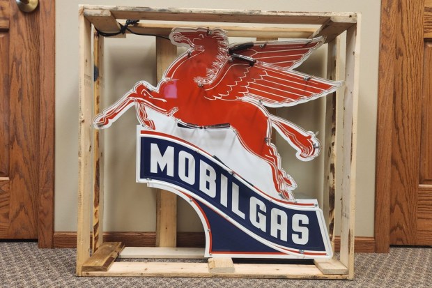 Pair of Neon Pegasus Signs at No Reserve