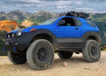 Yes, You Need This Lexus V8-Swapped Isuzu Vehicross With a Five-Speed