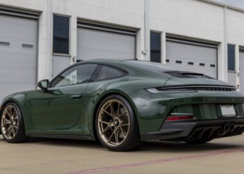 British Racing Green 2022 Porsche 911 GT3 Touring 6-Speed
