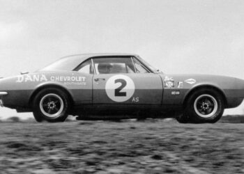 Ex-Bondurant/Guldstrand Dana Chevrolet 1967 Chevrolet Camaro Trans Am Race Car at No Reserve