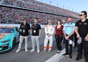 Ex–Jacques Villeneuve Ford Mustang NASCAR Next Gen Cup Car