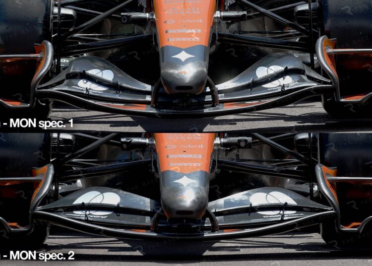 What’s really going on as McLaren removes new front wing again