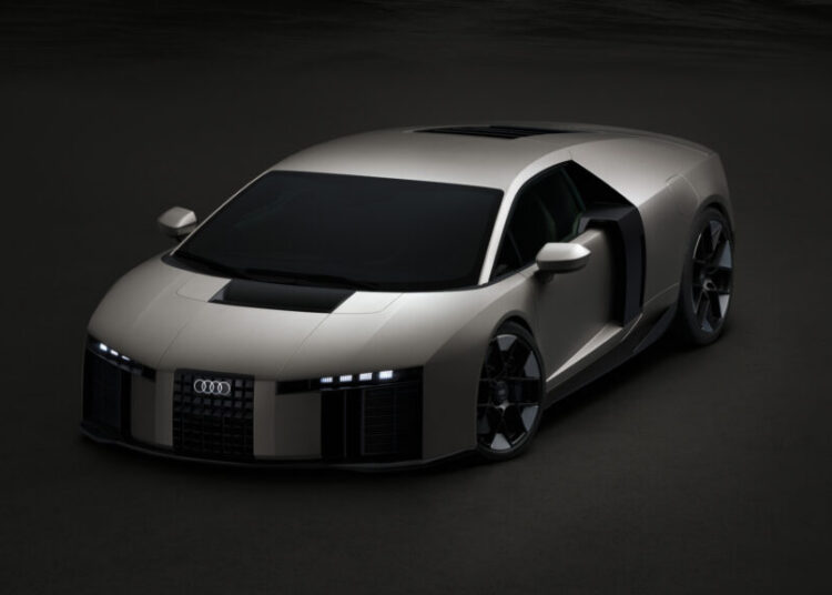 Not the next R8? Audi reveals mid-engined plug-in hybrid V8 Nuvolari.