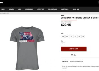 Ram Is Selling a ‘Patriotic T-Shirt’ With an AI-Generated Tacoma and Botched American Flag