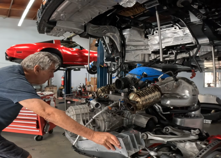 Custom-built 8.1-Liter Chevrolet C8 Corvette Big Block V8 is Running and Driving