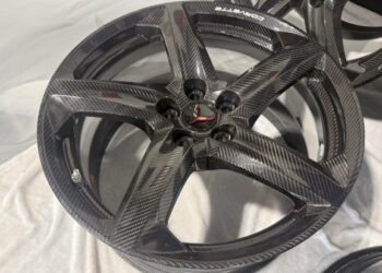 20×10″ and 21×13″ Carbon-Fiber Wheels for C8 Chevrolet Corvette Z06 at No Reserve