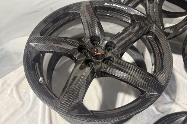 20×10″ and 21×13″ Carbon-Fiber Wheels for C8 Chevrolet Corvette Z06 at No Reserve
