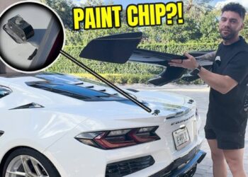 Corvette ZR1 Owners Are Finding Out Downforce Has A Paint Problem