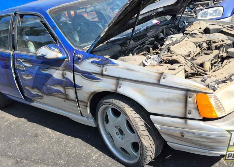 ‘Pimp My Ride’ Ford Taurus Just Hit a Pick-Your-Part Junkyard in California